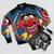 The World's Greatest Drummer Bomber Jacket featuring a drummer from the Muppets Electric Mayhem band - Flat lay