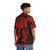 Red Death Hawaiian Shirt with Macabre Skull and Raven Motif - People Back