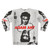 Adam Ant playing card punk rock sweatshirt - Back