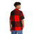 Large check pattern red and black buffalo plaid hawaiian shirt - People Back