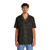 Black Floral Damask Hawaiian Shirt - People Front