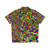 Rumik S Cube Hawaiian Shirt with Vibrant Colorful Tropical Pattern - Back