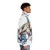 Puffer jacket featuring legendary animals and mythological creatures - men side right