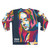 Abstract Geometric Joan Baez Pop Art WPAP Sweatshirt - Back