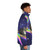 Legendary Animals Space Puffer Jacket featuring a galaxy print design and a cute cat graphic - men side right
