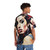 Amy Winehouse Hawaiian Shirt with Watercolor Design - Flat lay