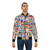 Colorful bomber jacket with flags of the world design, a stylish option for the global traveler - Lifestyle