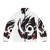 Legendary Black Lightning Dragon Puffer Jacket with fantasy creature design