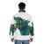 Legendary animals mythical creature puffer jacket with animal print design - men back