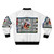 Retro 1970s 'BBC Test Card' inspired bomber jacket with classic design - Back