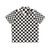 Black and White Checkered Hawaiian Shirt