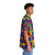 Rubik's Cube Hawaiian shirt with geometric illusion pattern - People Pight