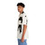 Black cat silhouette graphic on a Hawaiian style shirt - People Left