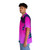 Iridescent psychedelic Hawaiian shirt with abstract pattern - People Left