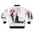 Stylish Japanese samurai-inspired bomber jacket - Back