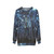 Cosmic star pattern sweatshirt - hanging