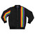 Vibrant rainbow pride LGBT bomber jacket