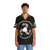 Black and White Bicep Logo Hawaiian Shirt - People Front
