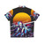 Razor Genshin Impact 80s Retro Hawaiian Shirt - Back