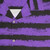 Black and purple splatter stripe Hawaiian shirt - Detail