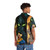 Invincible-inspired Hawaiian shirt with tropical floral pattern - People Back