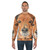 Adorable dog portrait acrylic art sweatshirt - men