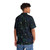 Raven pattern Hawaiian shirt with a gothic, spooky design - People Back