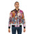 Barbenheimer Bomber Jacket - A retro-inspired bomber jacket featuring a fusion of Barbie and Oppenheimer elements - Lifestyle