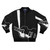 Vintage-style bomber jacket featuring a violin bass design, inspired by the Beatles and Paul McCartney.