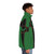 Latveria Flag Puffer Jacket featuring the iconic flag design - men side right