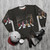A Christmas Story Sweatshirt Featuring Ralphie's Pink Nightmare - flat lay