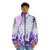 The Last Unicorn Lilac Purple Forest Puffer Jacket - men front