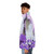 The Last Unicorn Lilac Purple Forest Puffer Jacket - men side left