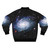 A bomber jacket featuring a galaxy, milky way, and space-inspired design. - Back