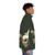 Last Unicorn Flower Garden Puffer Jacket featuring whimsical unicorn and floral design - men side right