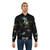 Spawn Lithium Green Bomber Jacket with Skull and Hellspawn Graphic - Lifestyle
