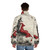 A cozy and stylish puffer jacket featuring a fantasy-inspired "Last Leaf" design, perfect for outdoor adventures in the autumn woods. - men back
