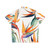 Colorful birds of paradise print on a hawaiian style shirt - Back