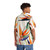 Colorful birds of paradise print on a hawaiian style shirt - People Back