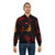 Hazbin Hotel Alastor Radio Demon Bomber Jacket, featuring the iconic character design of Alastor from the Hazbin Hotel animated series. - Lifestyle