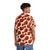 Vibrant buffalo chicken wing patterned Hawaiian shirt - People Back