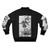 The Fool Tarot Card Bomber Jacket featuring mystic and occult design - Back