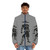 Lao inspired puffer jacket with minimalist design - men front