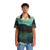 Indigo Mountains Hawaiian Shirt featuring a serene nature landscape design - People Front