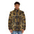 Lament configuration puffer jacket with cenobite and puzzle box design - men front