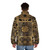 Lament configuration puffer jacket with cenobite and puzzle box design - men back