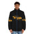 Lamborghini Aventador SVJ inspired puffer jacket with luxury car design - men front