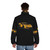 Lamborghini Aventador SVJ inspired puffer jacket with luxury car design - men back