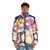 Anime inspired Lala Deviluke puffer jacket from the anime "To Love Ru" - men front