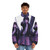 Lain Serial Experiments Lain inspired puffer jacket with 90s anime style - men front